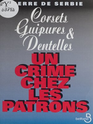 cover image of Un crime chez les patrons